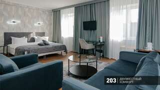 Гостиница Аврора Челябинск Номер комфорт с 1 двуспальной кроватью-1