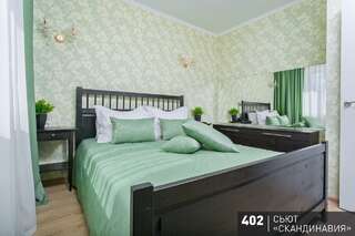 Гостиница Аврора Челябинск Номер люкс с 1 двуспальной кроватью-4