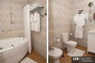 Гостиница Аврора Челябинск Номер делюкс с 1 двуспальной кроватью-3