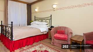 Гостиница Аврора Челябинск Номер комфорт с 1 двуспальной кроватью-5